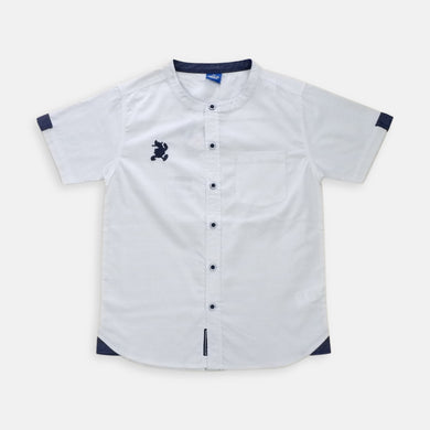 Shirt/ Kemeja Anak Laki/ Donald Duck Striped White