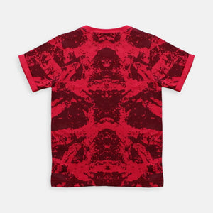 Tshirt/ Kaos Anak Laki/ Donald Duck Red Motif Print