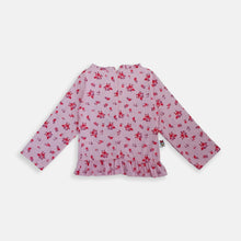 Load image into Gallery viewer, Shirt/ Kemeja Anak Perempuan/ Daisy Duck Red Little Flower