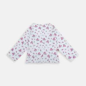 Shirt/ Kemeja Anak Perempuan/ Daisy Duck Pink Little Flower