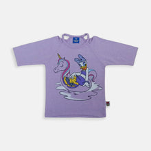 Load image into Gallery viewer, Tshirt/ Kaos Anak Perempuan/ Daisy Duck And Purple Unicorn