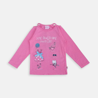 Tshirt/ Kaos Anak Perempuan/ Rodeo Junior Girl My Holiday F