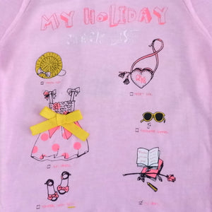 Tshirt/ Kaos Anak Perempuan/ Rodeo Junior Girl My Holiday P