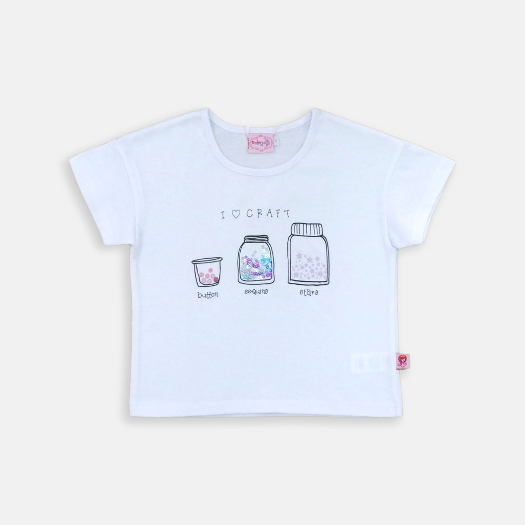 T Shirt / Atasan Anak Perempuan / Rodeo Junior Aquarium Bottle