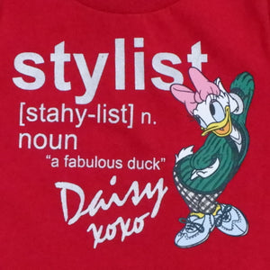 Tshirt/ Kaos anak perempuan/ Daisy Duck Red Style