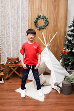 Load image into Gallery viewer, T-shirt/ Kaos Anak Laki/ Rodeo Junior Red Tshirt With Pocket