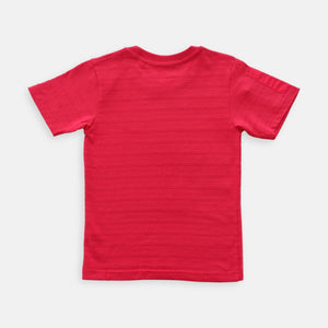 T-shirt/ Kaos Anak Laki/ Rodeo Junior Red Tshirt With Pocket