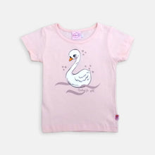 Load image into Gallery viewer, Tshirt/ Kaos Anak Perempuan Pink/ Rodeo Junior Girl Swan