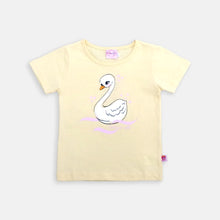 Load image into Gallery viewer, Tshirt/ Kaos Anak Perempuan Kuning/ Rodeo Junior Girl Swan