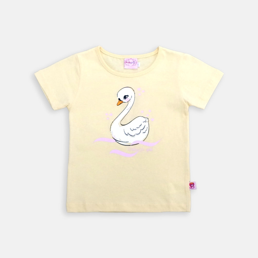 Tshirt/ Kaos Anak Perempuan Kuning/ Rodeo Junior Girl Swan