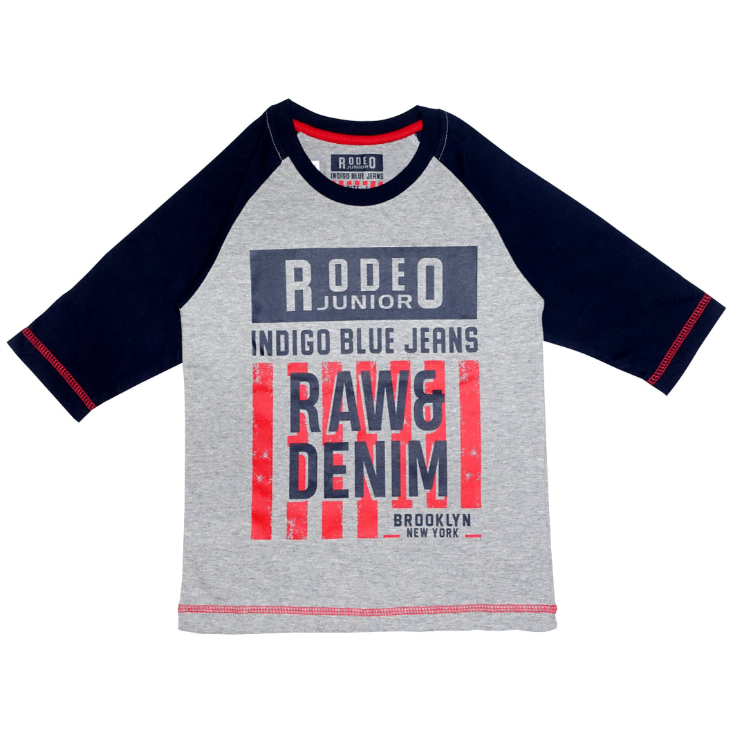 Tshirt/ Kaos Anak Laki Misty/ Rodeo Junior Boy Raw and Denim
