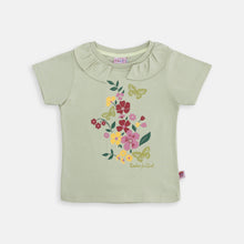 Load image into Gallery viewer, Tshirt/ Kaos anak perempuan cream/ Rodeo Junior Girl Spring Sparkle