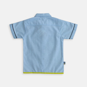 Shirt/ Kemeja Anak Laki Biru/ Donald Duck OCEAN