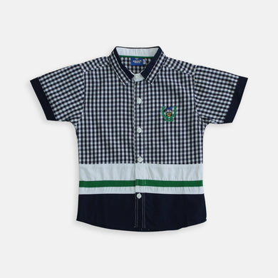 Shirt/ Kemeja Anak Laki-laki Navy/ Donald Duck Ready to Ride