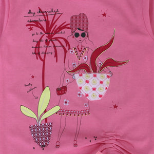 Blouse/ Atasan Anak PerempuanPink/ Rodeo Junior Girl Holiday