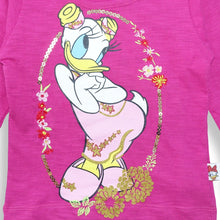 Load image into Gallery viewer, Tshirt/ Kaos Anak Perempuan Fuschia/ Daisy Duck Lucky