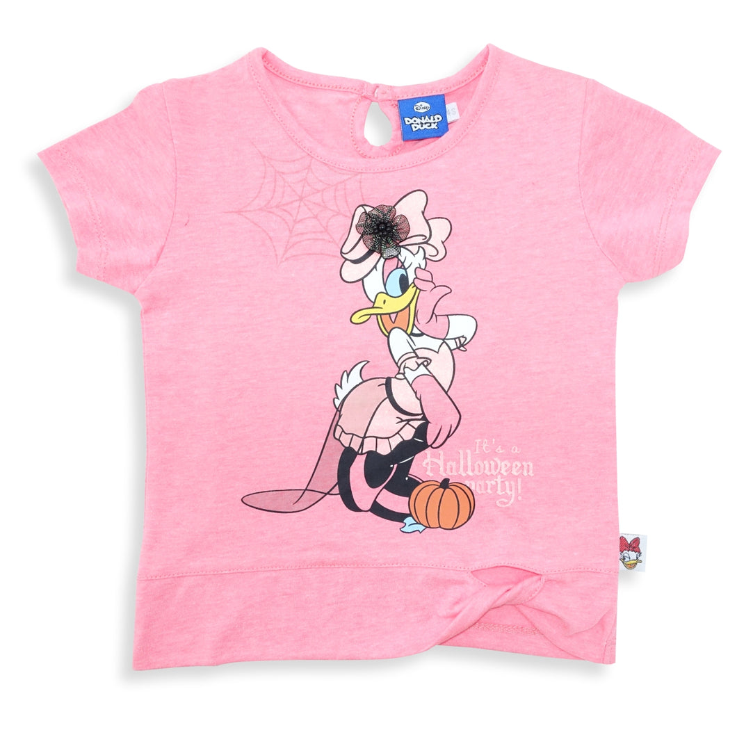 Tshirt/ Kaos Anak Perempuan Pink/ Daisy Duck Halloween