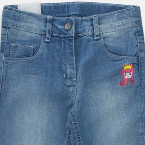 Jeans/ Celana Panjang Denim Anak Perempuan Biru/ Rodeo Junior Girl Sweet Season