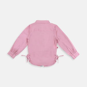 Shirt/ Kemeja Anak Perempuan Pink Polos/ Rodeo Junior Girl Sweet Season
