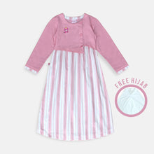 Load image into Gallery viewer, Maxi long/ Ghamis Dress Anak Polos/ Pink/ Rodeo Junior Girl Sweet Season