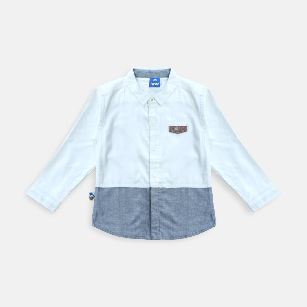 Shirt / Kemeja Anak Laki-laki WHITE / PUTIH Donald Duck HOLY BOY