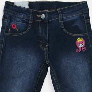 Celana selutut Anak Perempuan Navy/ Rodeo Junior Ribbon