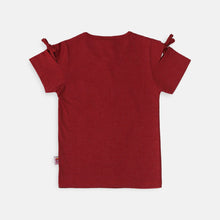 Muat gambar ke penampil Galeri, Tshirt/ Kaos Anak Perempuan Merah/ Rodeo Junior Kitty