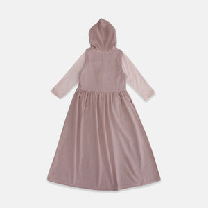Overall hoodie/ Dress Anak Pink/ Rodeo Junior Girl Lovely Days