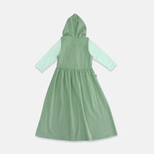 Load image into Gallery viewer, Overall hoodie/ Dress Anak Hijau/ Rodeo Junior Girl Lovely Days
