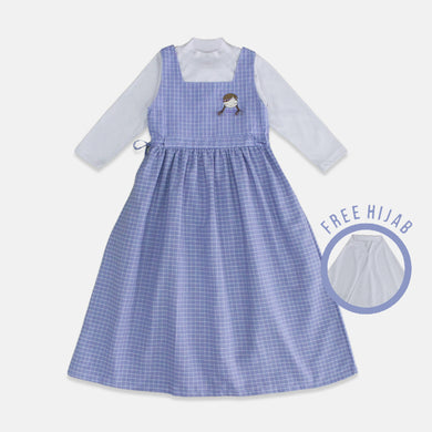 Maxi overall/ Dress Panjang Anak Ungu/ Rodeo Junior Girl Sweet Season