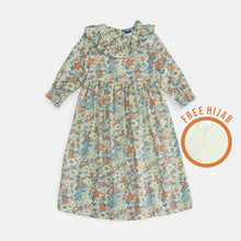 Load image into Gallery viewer, Maxi Long/ Ghamis Dress Anak Kuning/ Daisy Flower Power