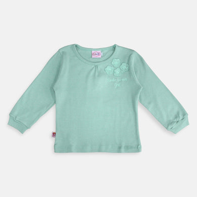 Tshirt/ Kaos Anak Perempuan Green Flower/ Rodeo Junior Girl Lovely Days