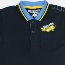 Load image into Gallery viewer, Polo Shirt/ Kaos Polo Anak Laki Navy/ Rodeo Junior Yellow Detail