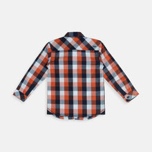 Muat gambar ke penampil Galeri, Shirt/ Kemeja Anak Laki Orange/ Rodeo Junior Checked Shirt
