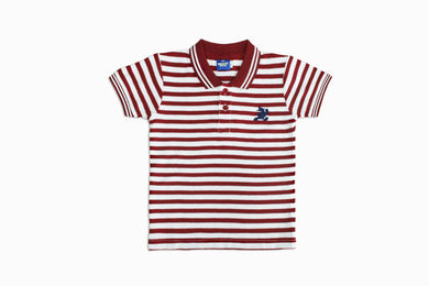 Polo Shirt/ Kaos Polo Anak Laki Merah/ Donald Duck Comfort