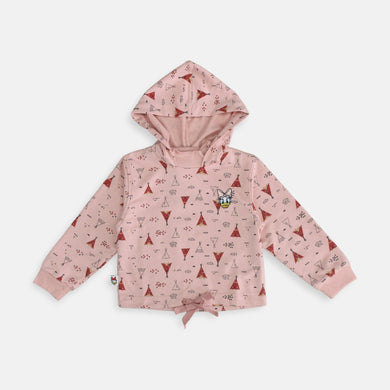 Hoodie sweatshirt/ Sweater Anak Perempuan Pink/ Daisy Fashion Stylist
