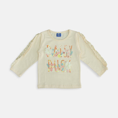 Tshirt/ Kaos Anak Perempuan Kuning/ Daisy Duck Flower Power