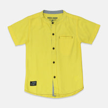 Load image into Gallery viewer, Shirt/ Kemeja Anak Laki Kuning/ Rodeo Junior Linen Shirt