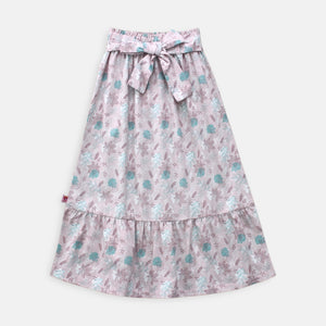 Maxi Skirt/ Rok Panjang Anak Printing/ Pink/ Rodeo Junior Girl Sweet Season