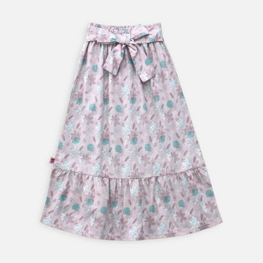 Maxi Skirt/ Rok Panjang Anak Printing/ Pink/ Rodeo Junior Girl Sweet Season