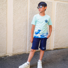 Muat gambar ke penampil Galeri, Tshirt/ Kaos Anak Laki Light Blue/ Kidou By Rodeo Junior Graphic Print