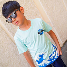 Muat gambar ke penampil Galeri, Tshirt/ Kaos Anak Laki Light Blue/ Kidou By Rodeo Junior Graphic Print