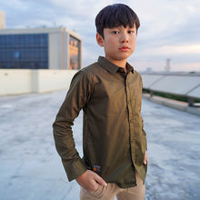 Muat gambar ke penampil Galeri, Shirt/ Kemeja Anak Laki Green/ Kidou By Rodeo Junior Patch Label