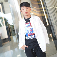 Muat gambar ke penampil Galeri, Shirt/ Kemeja Anak Laki White/ Kidou By Rodeo Junior Patch Label