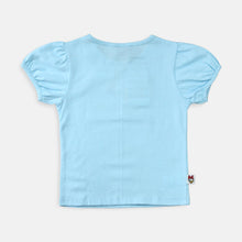 Load image into Gallery viewer, Tshirt/ Kaos Anak Perempuan Biru/ Daisy Vintage