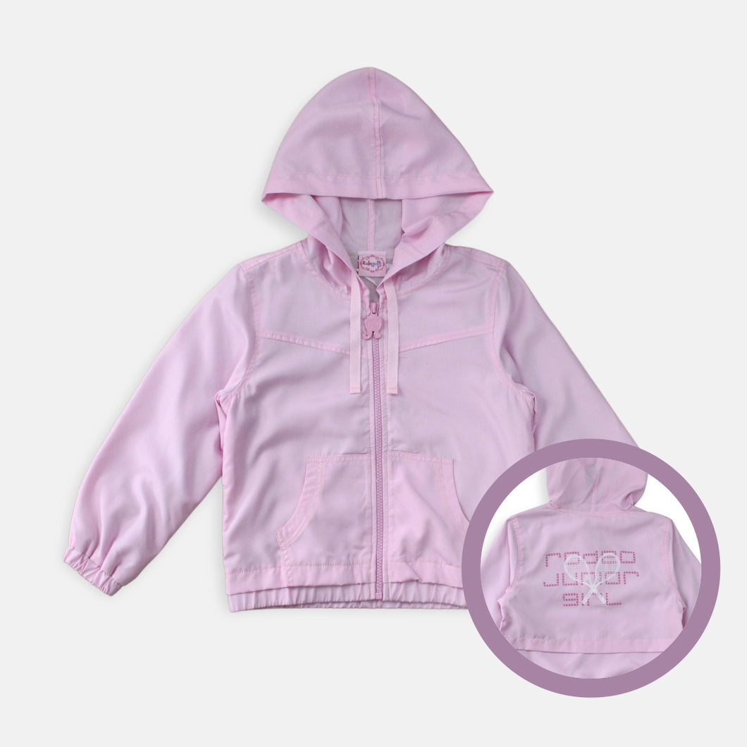 Jacket/ Jaket Parasut Anak Perempuan Pink/ Rodeo Junior Girl Match Point