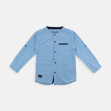 Shirt/ Kemeja Anak Laki Biru/ Rodeo Junior Cool Style