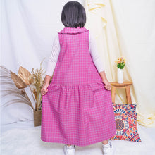 Load image into Gallery viewer, Maxi Overall/ Dress Panjang Anak Fuschia/ Rodeo Junior Girl Sunday Morning