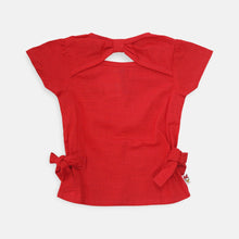 Load image into Gallery viewer, Shirt/ Kemeja Anak Perempuan Merah/ Daisy Ribbons