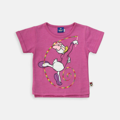 Tshirt/ Kaos Anak Perempuan Ungu/ Daisy Dancing